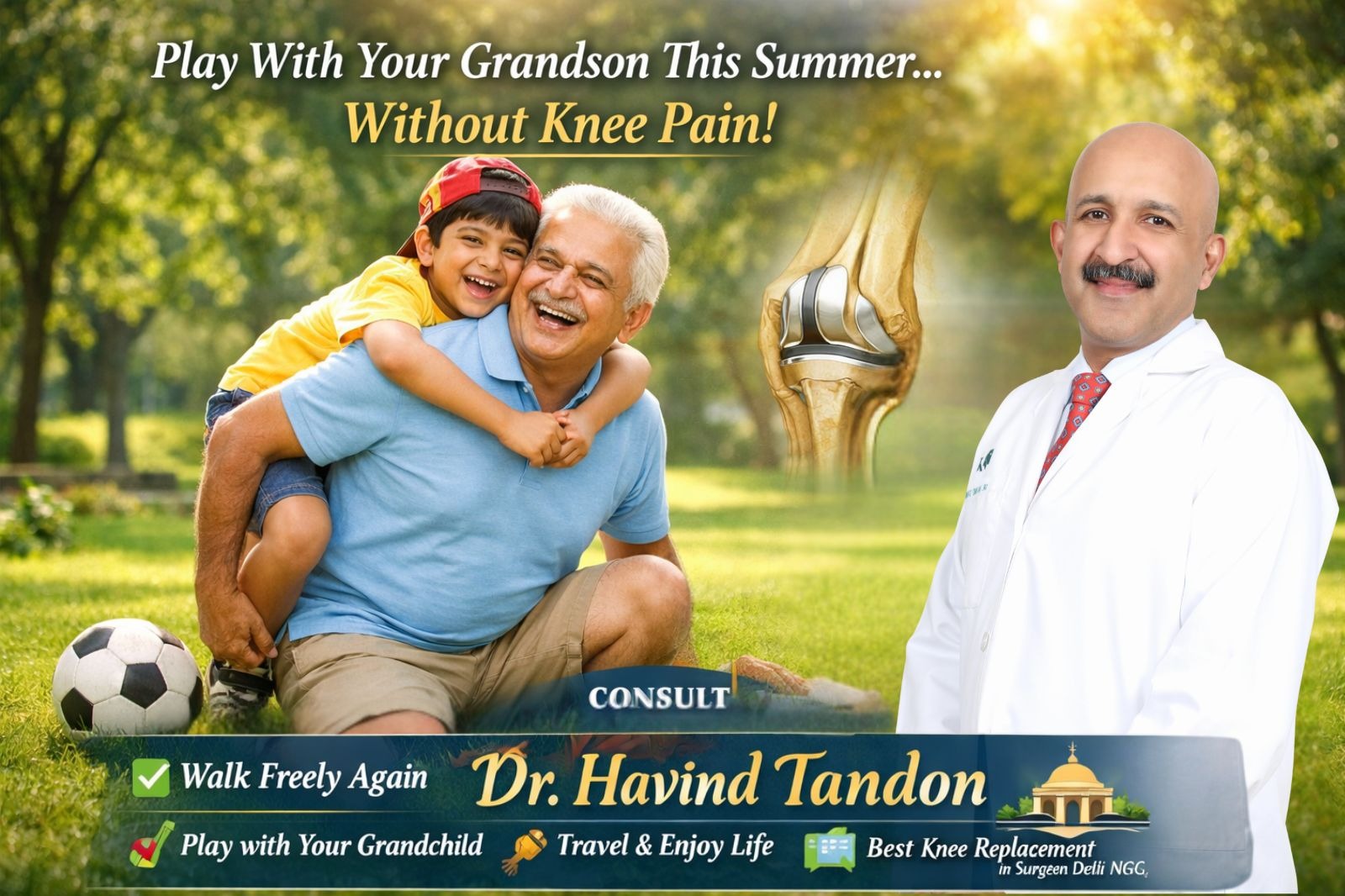 Total Knee Replacement Surgeon in Delhi NCR